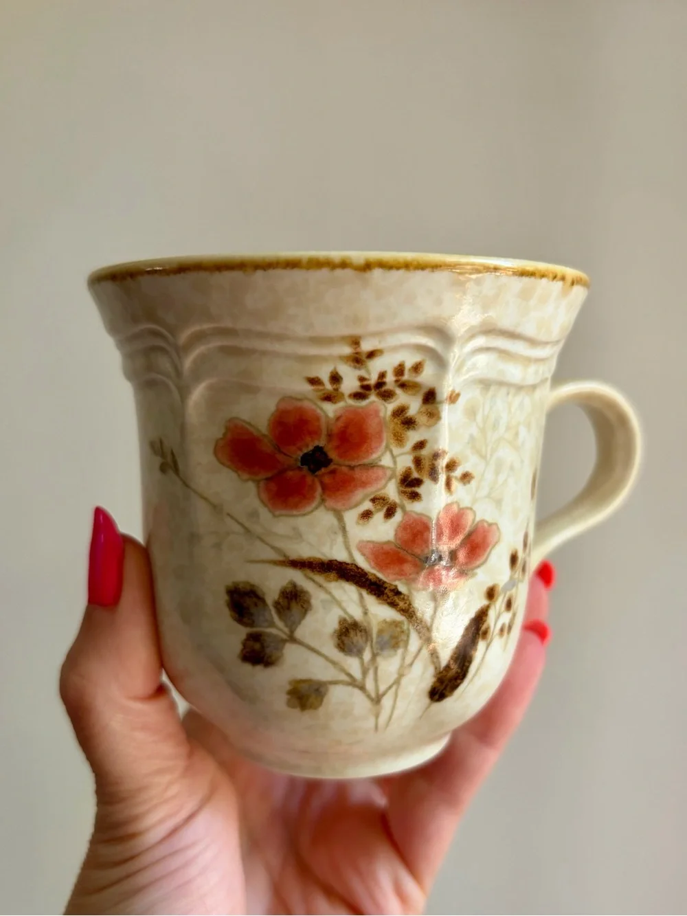 VTG Mikasa Floral Mug Set